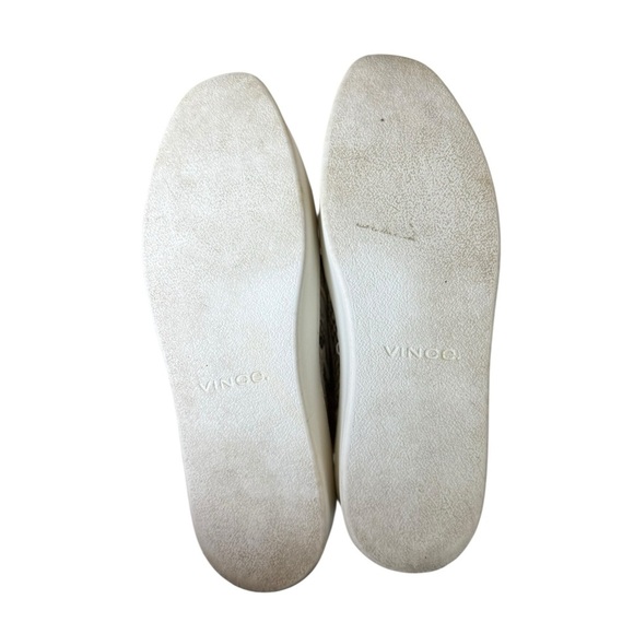 Vince Saxon 2 Mottled Snake Gray Womens Loafers 5.5M Casual Reputation Neutral - Picture 7 of 9